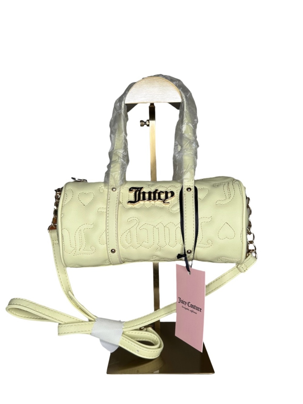 Juicy Couture Yellow Mini Barrel Bag NWT